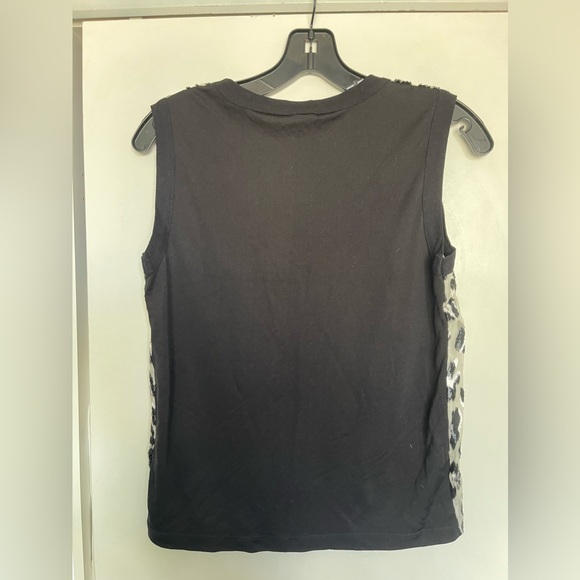 GIAMBATTISTA VALLI ITALY SILK  ANIMAL PRINT TOP TANK BLOUSE SZ S/ 42 - Picture 6 of 8